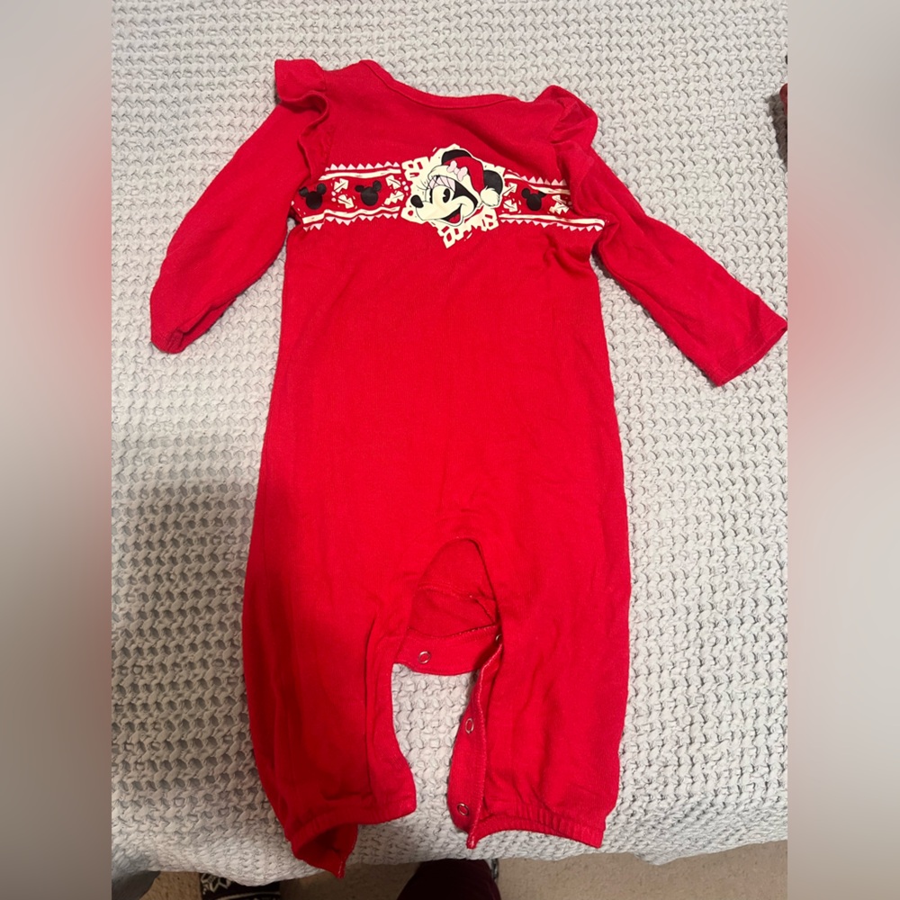 Disney jumping beans Minnie red one piece outfit 12M